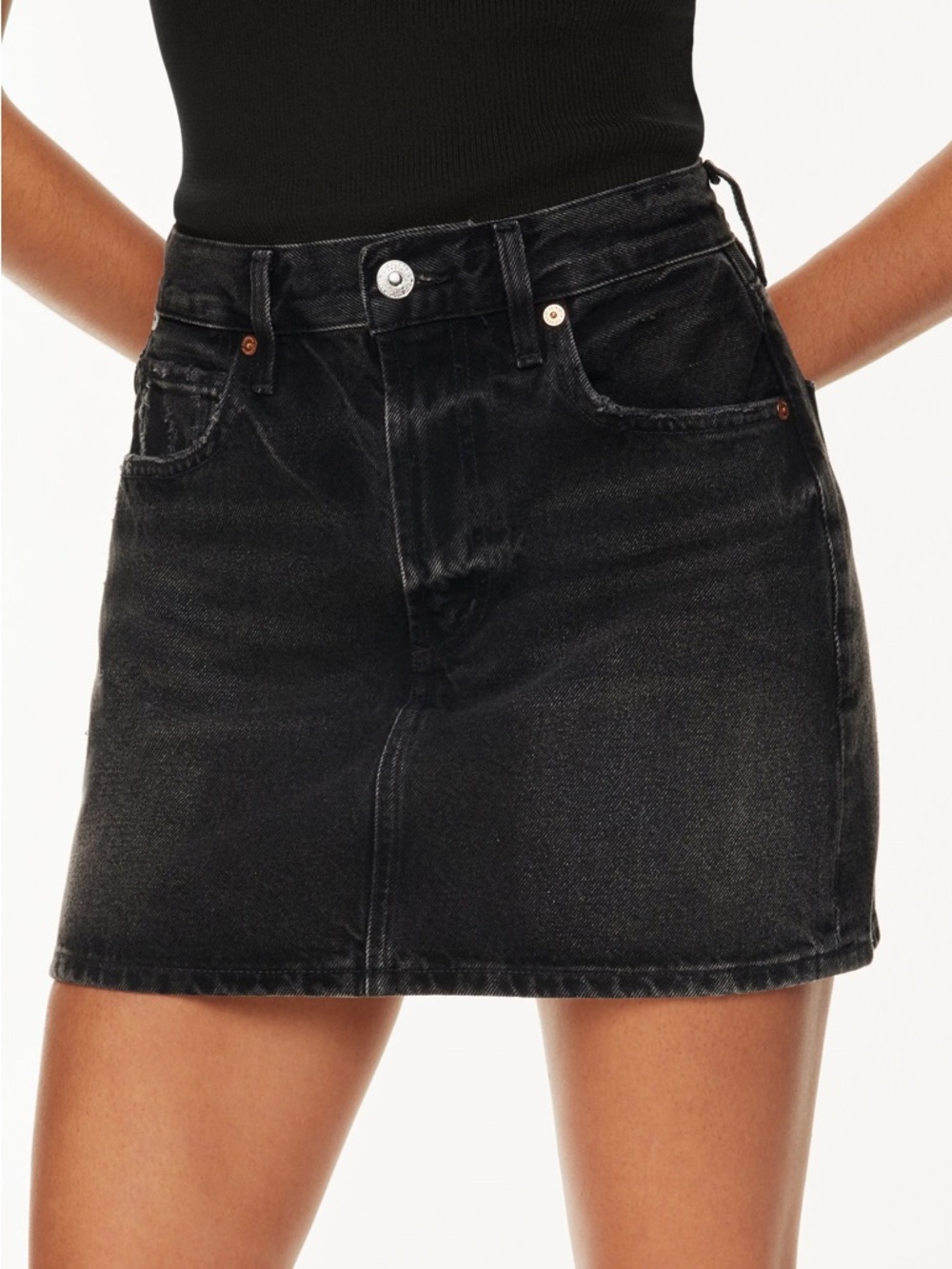 Citizens of Humanity Beatnik Denim Mini Skirt